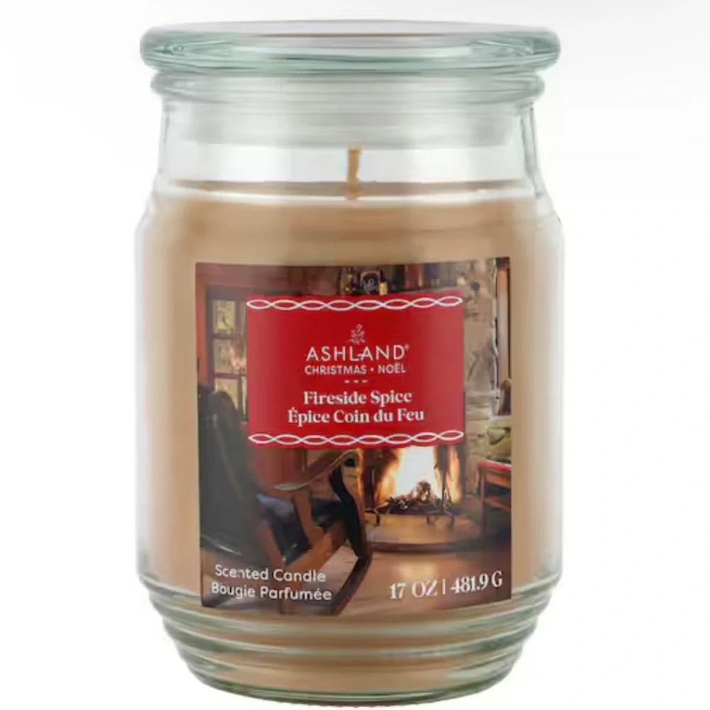 Fireside Spice Scented Jar Candle